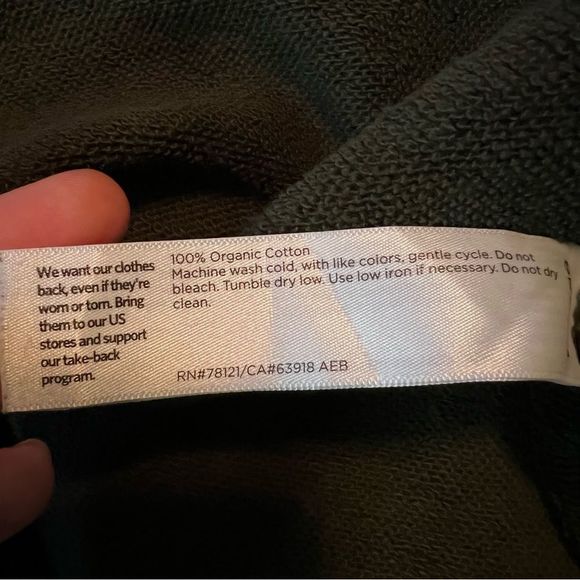 Eileen Fisher Dark Green Crew Neck Sweater - Picture 5 of 10